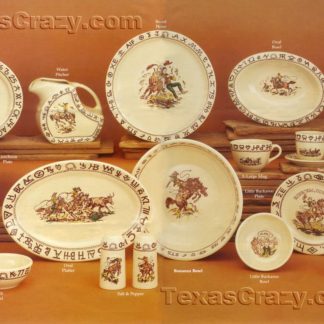 extra rodeo pattern china dinnerware