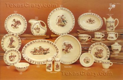 extra rodeo pattern china dinnerware