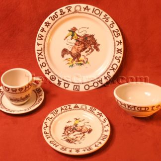 Rodeo Pattern Western Dinnerware set