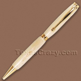Texas slim pecan wood custom pen