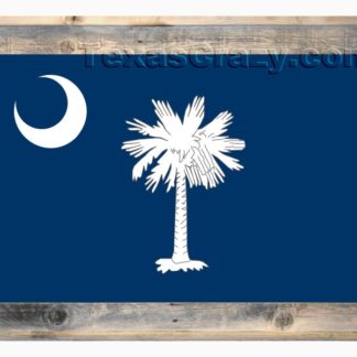 Texas Crazy | South Carolina Flag Framed Texas Crazy | South Carolina Flag Framed