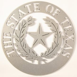 State Seal of Texas silver plaque