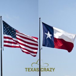 Texas Crazy | Large US Flag 12 x 18 Foot Commercial Poly