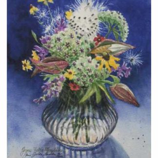 Texas garden floral art print Jane Mauldin