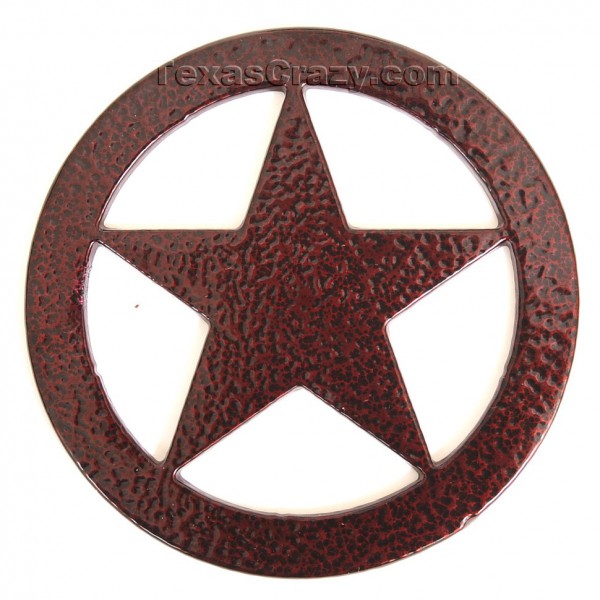 Texas lone star metal paperweight
