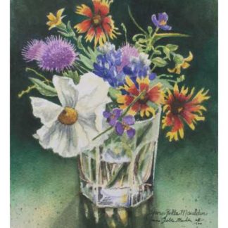 Texas prairie wildflower art Jane Mauldin