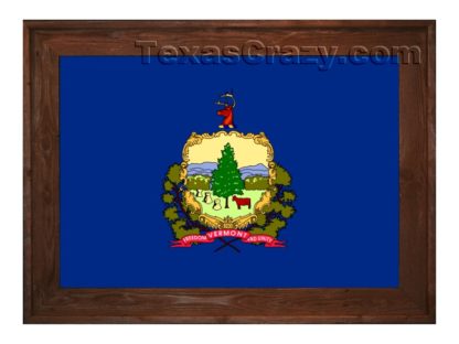 2  X 3 Framed Vermont State Flag - Image 2