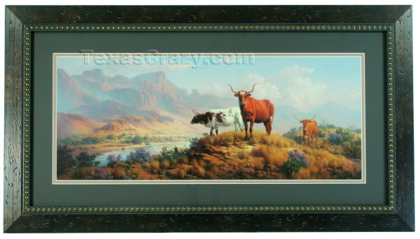 Texas Crazy | West Texas Royalty Longhorn Art