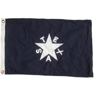 2 x 3 foot antiqued first Republic of Texas flag