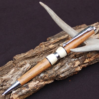 Texas gift pen shop mesquite antler pen
