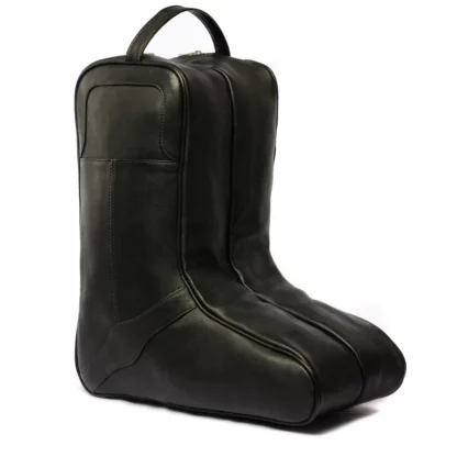 cowboy boot bag leather 3160 black side view