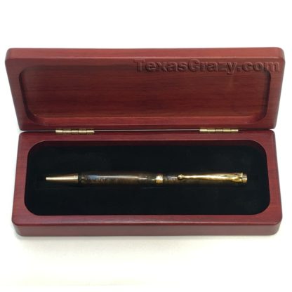 black gold slim crude oil gift pen