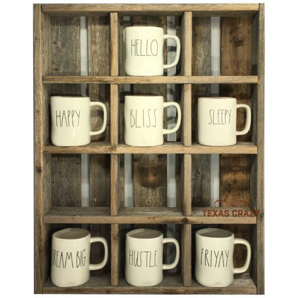 Texas Crazy | Cubby Storage Home Office Decor - Texas Made