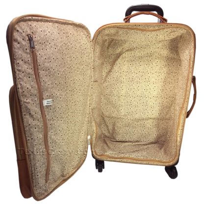 tooled leather suitcase carry on 840 L interior
