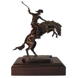 remington bronco buster sculpture made in america