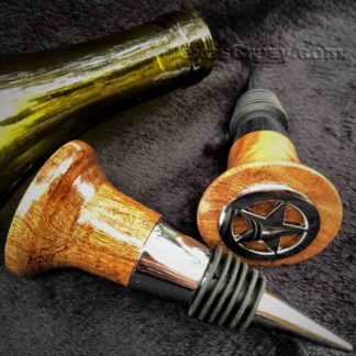 wine bottle stopper Texas custom