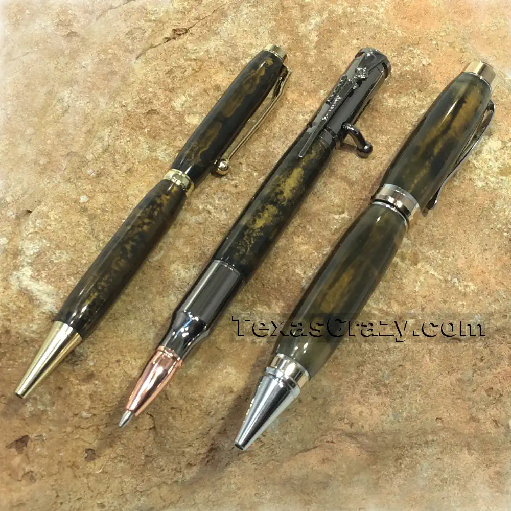 Black Gold Crude Oil Pen Set - Petroleum Industry Gift Pens