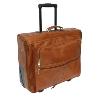 leather wheeled garment bag 2019 Piel luggage