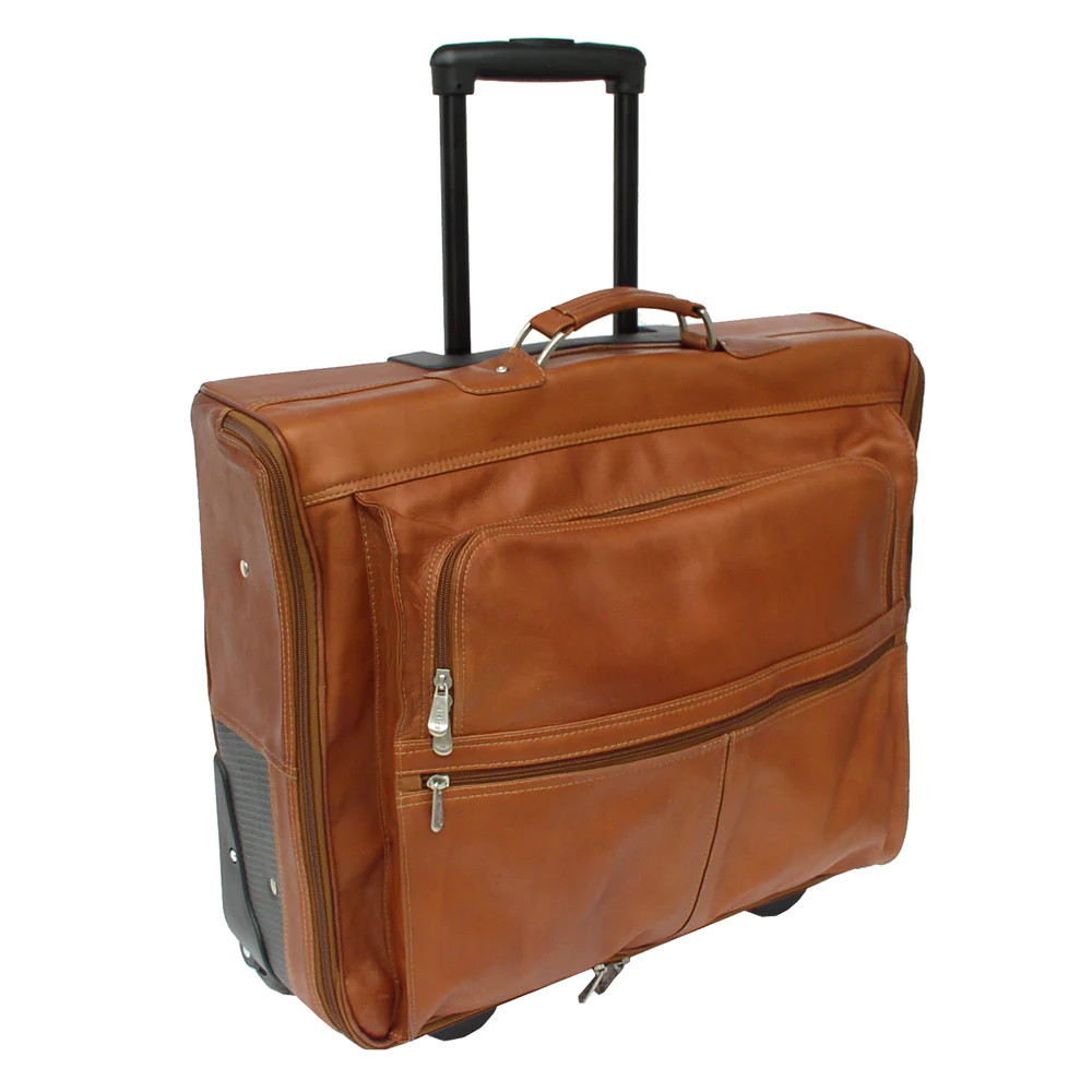 Large Wheeled Garment Bag Luggage Piel Leather Bags 2019