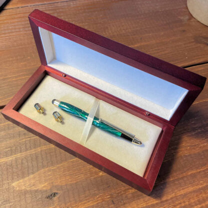 stylus pen for phone cactus in cherrywood presentation box