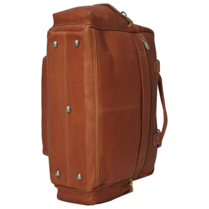 leather carry on bag personalized 3139 bottom view