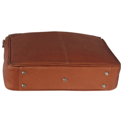 laptop messenger bag Piel leather 3146 bottom view