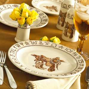 True West Boots and Saddle table setting
