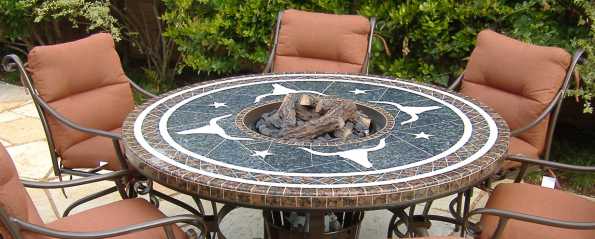Texas Outdoor Patio Furniture Dining Tables And Fire Pits Tea Light Candle Lantern Western Cowhide Wood Wall Sconces Set Of With Candles